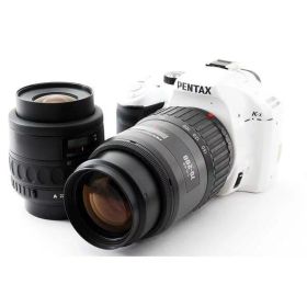 【中古】ペンタックス PENTAX K-x ホワイト ダブルズームセット 美品当店保証30日間 人気モデル 高画質 売れ筋