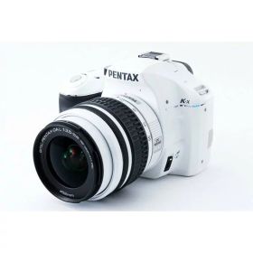 【中古】ペンタックス PENTAX K-x ホワイト ホワイト レンズキット 美品 ストラップ付き カメラ 中古 人気 おすすめ 高画質