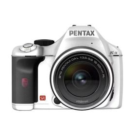 【中古】【1年保証】【新品級】PENTAX K-x レンズキット ホワイト
