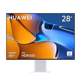 【中古】HUAWEI MateView 28.2インチ 4K+ ウルトラHD モニター 3年保証付き ワイヤレス IPS液晶(視野角178°) 非光沢 HDR400 タッチ式OSD ミスティックシ
