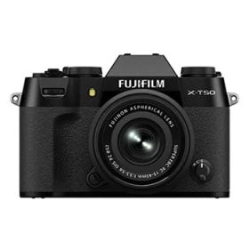 FUJIFILM ミラーレス一眼カメラ X-T50 XC15-45mm レンズキット ブラック