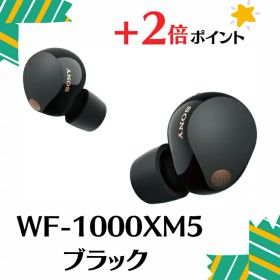 「+2倍ポイント・新品未開封」SONY ソニー WF-1000XM5 ブラック ノイズキャンセリング ワイヤレスイヤホン Bluetooth イヤホン ワイヤレス カナル型 ハイレゾワイヤレス 4548736143470