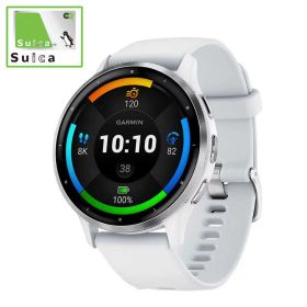 GARMIN GPSスマートウォッチ Venu 3(ヴェニュー 3)Whitestone / Silver(Suica対応) 010-02784-40