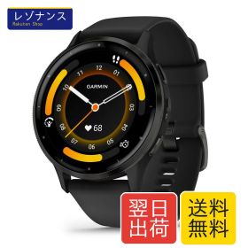 Venu 3 Black/Slate AMOLEDディスプレイ搭載 美麗液晶スマートウォッチ 高性能GPS内蔵 心電図(ECG)アプリ対応モデル