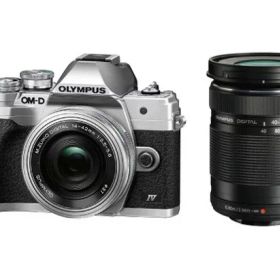 展示品 OLYMPUS OM-D E-M10 Mark IV EZダブルズームキット [シルバー] オリンパス