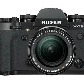【中古】「非常に良い」富士フイルム(FUJIFILM) ミラーレス一眼カメラ X-T3レンズキット ブラック X-T3LK-B