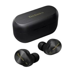 【中古】 テクニクス ワイヤレスイヤホン EAH-AZ80-K ブラック bluetooth ノイズキャンセリング 3台マルチポイント IPX4 LDAC対応 ハイレゾ音質再生 急速充電対応 アプリ対応