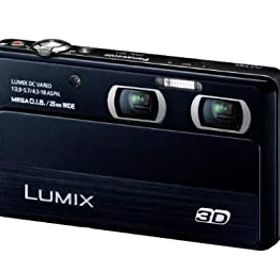 【中古-非常に良い】パナソニック デジタルカメラ ルミックス 3D1 光学4倍 ブラック DMC-3D1-K