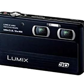 【中古】パナソニック デジタルカメラ ルミックス 3D1 光学4倍 ブラック DMC-3D1-K