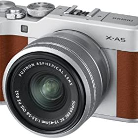 【中古】【39shop】FUJIFILM★ミラーレス一眼カメラ X-A5レンズキット ブラウン X-A5LK-BW（良い）