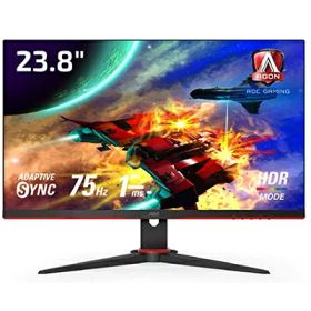 【中古】 AOC ゲーミング液晶モニター 24G2E5/11 (23.8インチ/フルHD/IPS/HDMI/DisplayPort/75Hz/応答速度1ms/HDRエフェクトモード/FreeSync/フリッカーフリー/ローブルーモード)