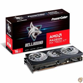 【5日最大2000円クーポン】PowerColor Hellhound AMD Radeon RX 7800 XT 16GB GDDR6 グラフィックスカード [ RX7800XT 16G-L/OC ]