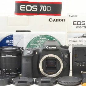 【中古】 『極美品』 Canon EOS 70D ダブルズームキット / Canon / キャノン / デジタル一眼 / ダブルレンズキット
