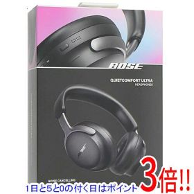 【1日と5.0のつく日、18日はポイント3倍！】【中古】BOSE 完全ワイヤレスヘッドホン QuietComfort Ultra Headphones ブラック 未使用