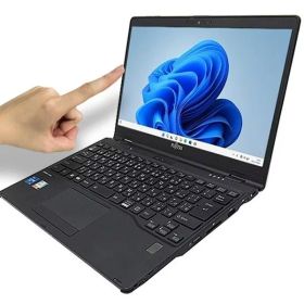 富士通 LIFEBOOK U9312X/J Windows11 Pro 64bit WEBカメラ Core i5 1245U メモリー8GB 高速SSD256GB 無線LAN タッチパネル B5サイズ モバイル フルHD液晶 タッチパネル ノートパソコン【中古】【30日保証】4020949