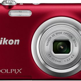 【中古】 Nikon デジタルカメラ COOLPIX A100 光学5倍 2005万画素 レッド A100RD 当店保証30日間 人気 ミラーレス 一眼レフ 交換レンズ カメラ