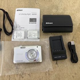 〈中古〉Nikon デジタルカメラ COOLPIX A100 光学5倍 2005万画素 シルバー A100SL