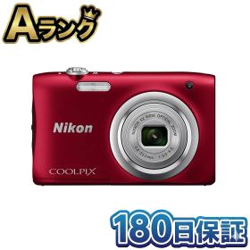 【中古】 整備済み品 Nikon ニコン デジタルカメラ COOLPIX A100 レッド 本体 A100RD 光学5倍ズーム 2005万画素 デジカメ コンデジ クールピクス 徹底除菌清掃済 高品質 中古 送料無料 翌日配送 にこん でじたるかめら 赤 あか 小型 軽量 スリム スタイリッシュ 180日保証