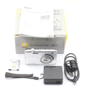 【中古】【整備済み品】 Nikon デジタルカメラ COOLPIX A100 光学5倍 2005万画素 シルバー A100SL ニコン クールピクス