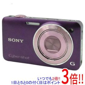 【中古】SONY Cyber-shot DSC-WX5-V バイオレット/1220万画素 液晶画面いたみ