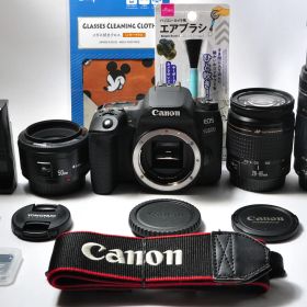 【中古】【1ヶ月保証】 Canon キヤノン EOS 9000D 超望遠 トリプルレンズセット