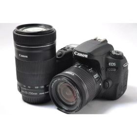 【中古】【1ヶ月保証】 デジタル一眼 CANON キヤノン EOS 9000D 標準＆望遠ダブルズームキット