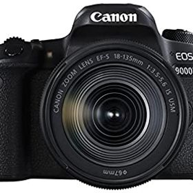 【中古】(非常に良い)Canon デジタル一眼レフカメラ EOS 9000D レンズキット EF-S18-135mm F3.5-5.6 IS USM 付属 EOS9000D-18135ISUSMLK