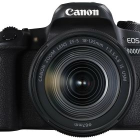 【中古】【非常に良い】Canon デジタル一眼レフカメラ EOS 9000D レンズキット EF-S18-135mm F3.5-5.6 IS USM 付属 EOS9000D-18135ISUSMLK