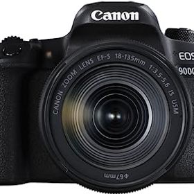 【中古-非常に良い】Canon デジタル一眼レフカメラ EOS 9000D レンズキット EF-S18-135mm F3.5-5.6 IS USM 付属 EOS9000D-18135ISUSMLK