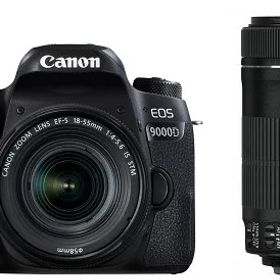 Canon デジタル一眼レフカメラ EOS 9000D ダブルズームキット EF-S18-55mm/EF-S55-250mm 付属 EOS9000D-WKIT