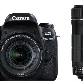 Canon デジタル一眼レフカメラ EOS 9000D ダブルズームキット EF-S18-55mm/EF-S55-250mm 付属 EOS9000D-WKIT