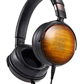 【中古】audio-technica ポータブルヘッドホン ハイレゾ音源対応 ウッドハウジング ATH-WP900