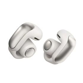 【中古】（新古品） Bose Ultra Open Earbuds 空間オーディオ イヤホン オープンイヤー 完全 ワイヤレス Bluetooth接続 マイク付 最大7.5時間再生 防滴 ホワイトスモーク