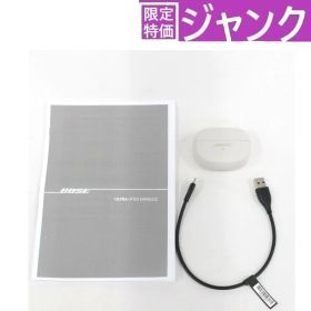 【ポイント10倍：8月3日20時00分から8月11日01時59分まで】 [ジャンク] Bose Ultra Open Earbuds 完全ワイヤレスイヤホン ultra-openearbuds-w [難あり(D)]