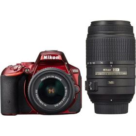 【中古】ニコン Nikon D5500 ダブルズームキット レッド レッド カメラ 中古 人気 おすすめ 高画質
