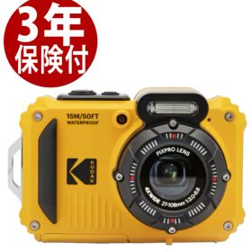 【3年保険付】KODAK PIXPRO WPZ2 イエロー 防水デジタルカメラ （4978877316851）[02P05Nov16]