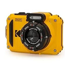 【中古】【良い】PIXPRO KODAK(コダック) コンパクトデジタルカメラ 防水 防塵 耐衝撃 CALSモード 1600万画素 光学4倍ズーム イエロー WPZ2-AMZ