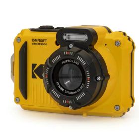PIXPRO KODAK(コダック) コンパクトデジタルカメラ 防水 防塵 耐衝撃 CALSモード 1600万画素 光学4倍ズーム イエロー WPZ2-AMZ