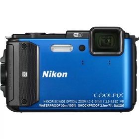 【中古】ニコン Nikon デジタルカメラ COOLPIX ブルー AW130 ブルー カメラ 中古 人気 おすすめ 高画質