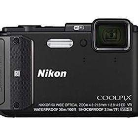 【中古】Nikon デジタルカメラ COOLPIX AW130 ブラック BK