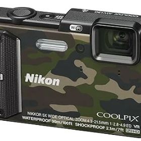 【中古】【1ヶ月保証】 ニコン Nikon デジタルカメラ COOLPIX AW130 カムフラージュグリーン
