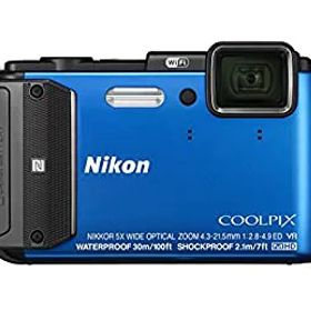 【中古】Nikon デジタルカメラ COOLPIX AW130 ブルー