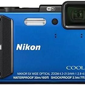 【中古】 Nikon デジタルカメラ COOLPIX AW130 ブルー 当店保証30日間 人気 ミラーレス 一眼レフ 交換レンズ カメラ