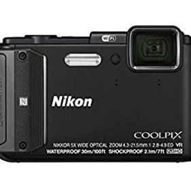 【中古-非常に良い】Nikon デジタルカメラ COOLPIX AW130 ブラック BK