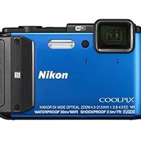 【中古】Nikon デジタルカメラ COOLPIX AW130 ブルー
