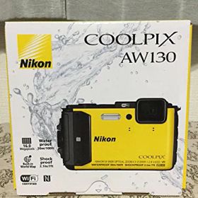 【中古】Nikon デジタルカメラ COOLPIX AW130 イエロー YW