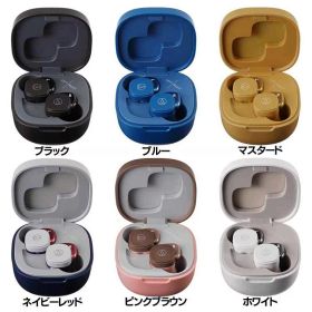 ワイヤレスイヤホン 軽量 ATH-SQ1TW 送料無料 イヤフォン 完全ワイヤレス 防滴 スクエアデザイン 軽量コンパクト ヒアスルー サイドトーン オーディオテクニカ ブラック ブルー マスタード ネイビーレッド ピンクブラウン ホワイト