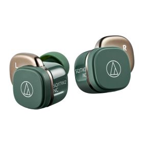 オーディオテクニカ ノイズキャンセリング機能搭載 完全ワイヤレスBluetoothイヤホン（フォレストグリーン） ATH-SQ1TW2NC-GR audio-technica