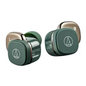 ワイヤレスイヤホン ノイズキャンセリング オーディオテクニカ ATH-SQ1TW2NC GR Bluetooth 防水