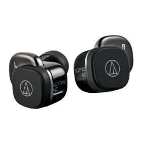 【エントリーで最大全額ポイント還元｜8/11まで】 オーディオテクニカ｜audio-technica フルワイヤレスイヤホン ブラック ATH-SQ1TW2NC BK [カナル型 /ノイズキャンセリング対応]